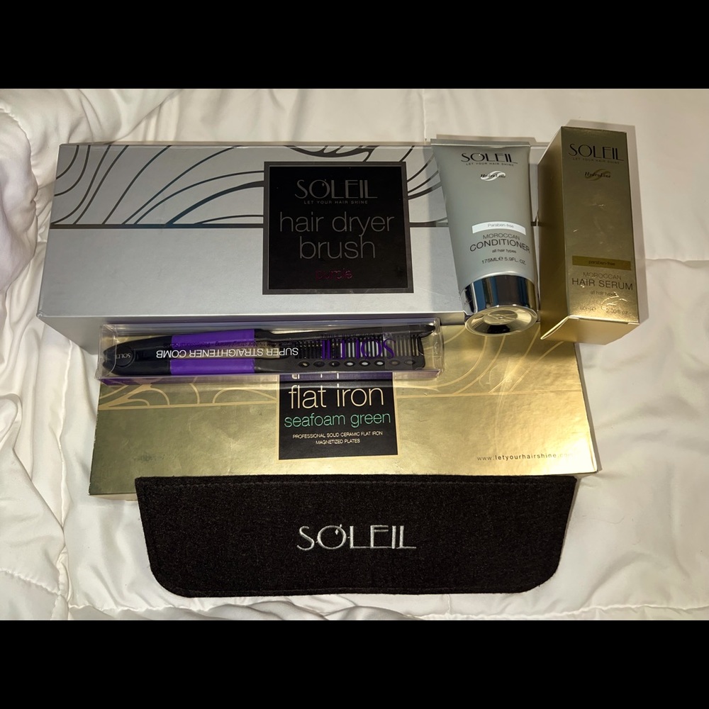 Soleil products , hasn’t been used.